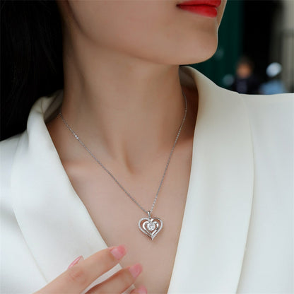 Chic Heart Pendant Necklace for Stylish Women