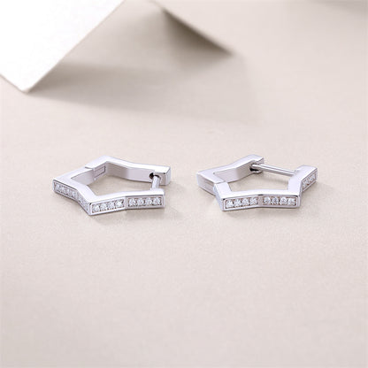 Classic Round Moissanite Earrings for Women