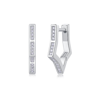 Classic Round Moissanite Earrings for Women