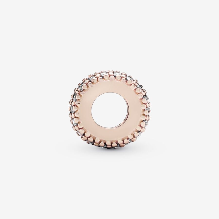 Clear Sparkle Spacer Charm