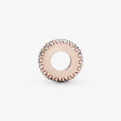 Clear Sparkle Spacer Charm