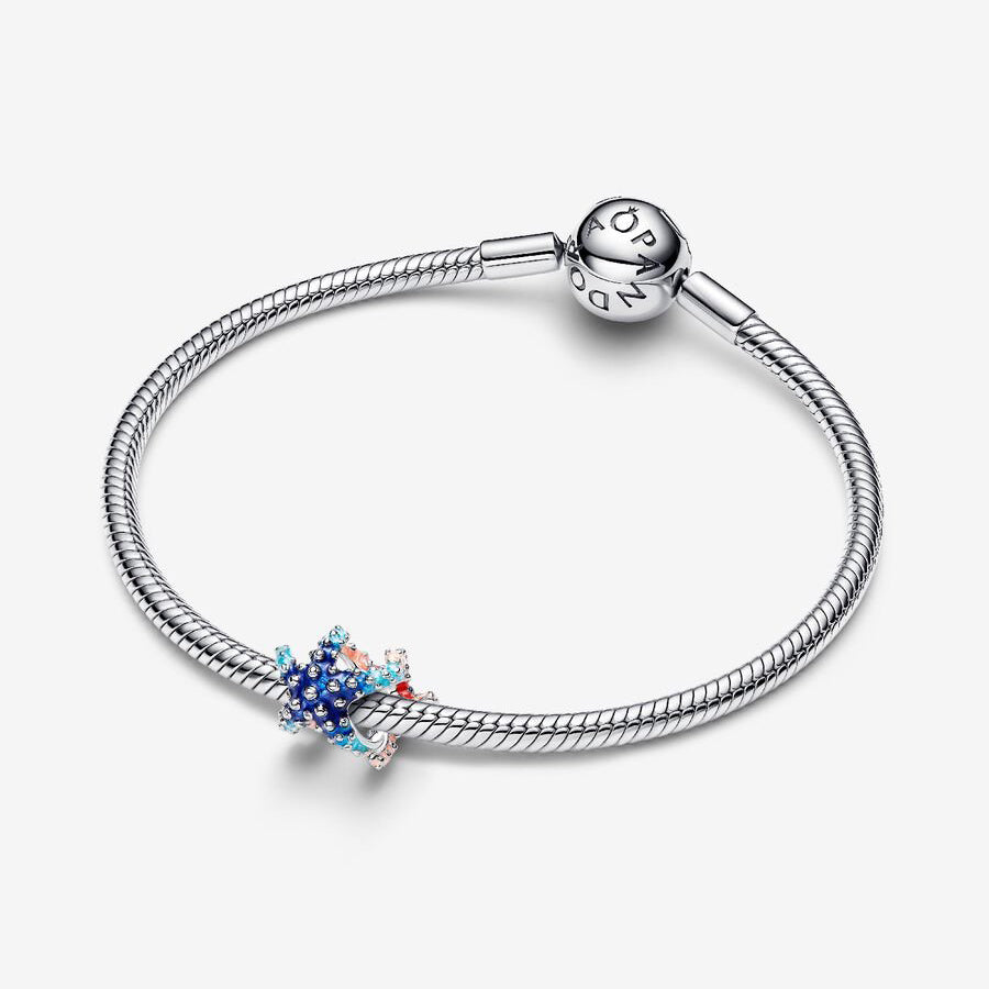 Colorful Enamel Starfish Charm