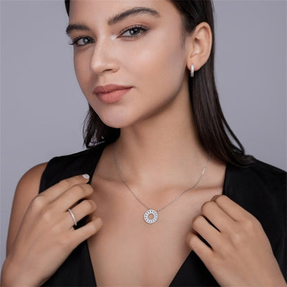 Delicate Cross Chain Necklace Featuring Moissanite Accents