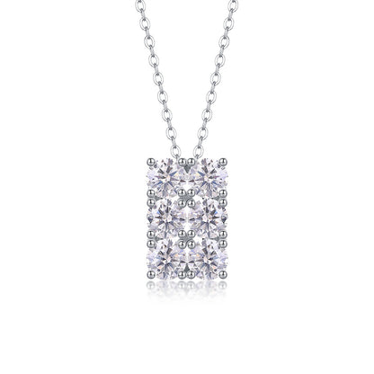 Delicate Cross Chain Necklace Featuring Rectangular Design