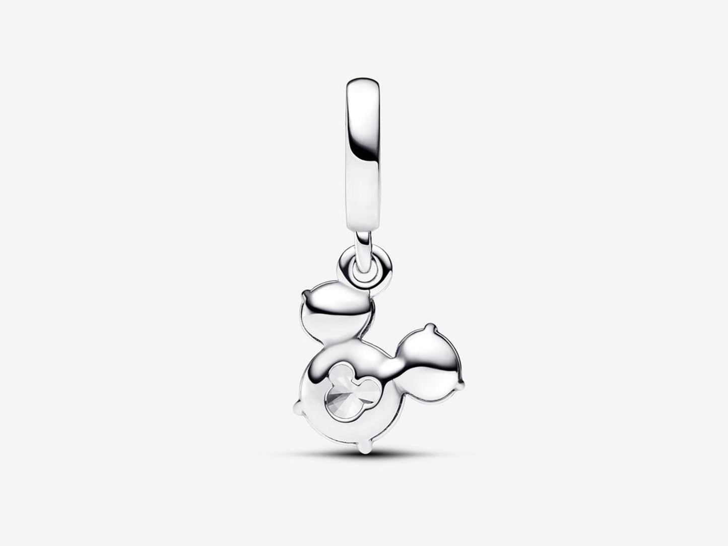 Disney Mickey Mouse Sparkling Head Silhouette Dangle Charm