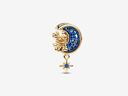 Disney Mickey Mouse & Minnie Mouse Crescent Moon Charm