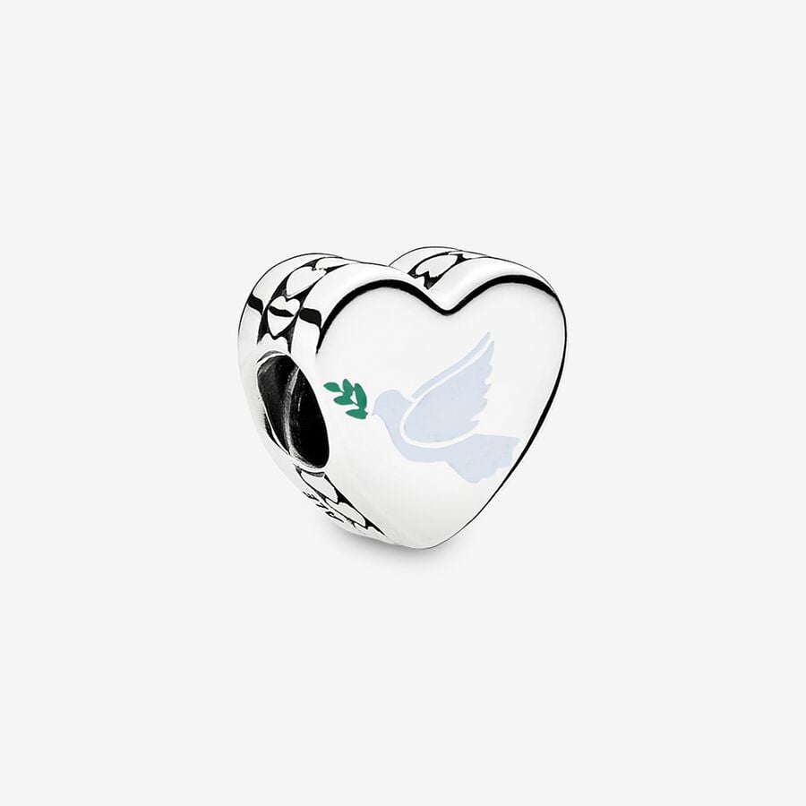 Serenity Dove Heart Pendant