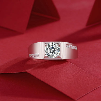 Elegant Adjustable Silver Band for Men