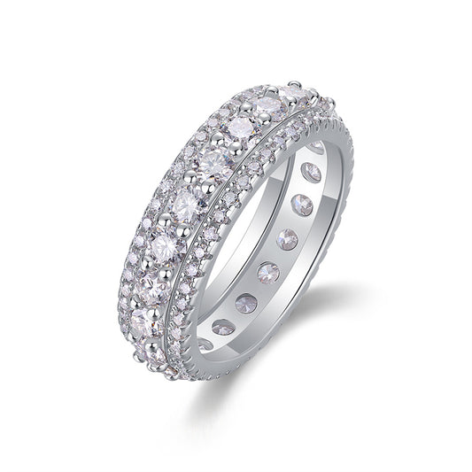 Elegant Geometric Silver Band for Fashionable Women