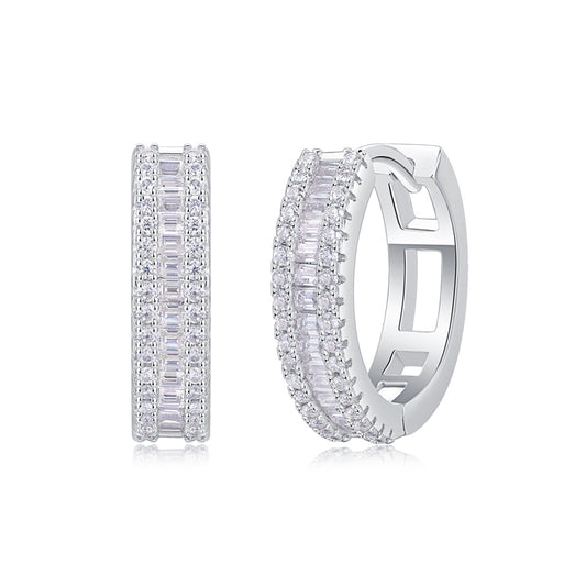 Elegant Moissanite Earrings for Professional Women