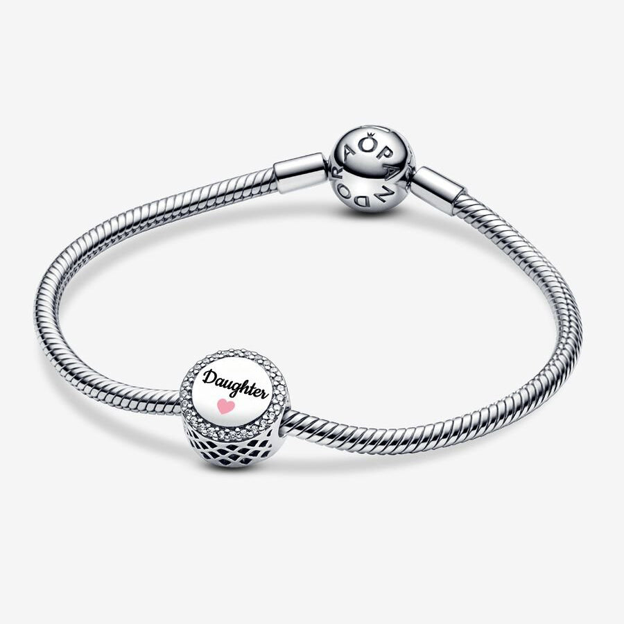 Engravable Daughter Sterling Silver Charm