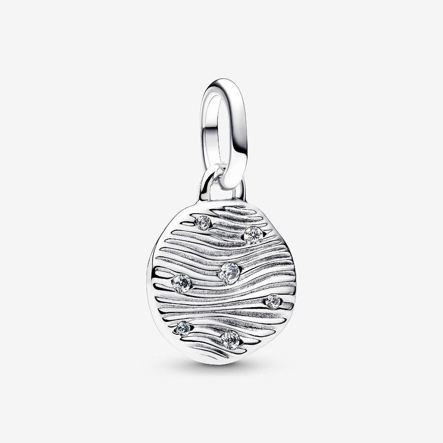 Sterling Silver Engravable Mini Medallion Charm