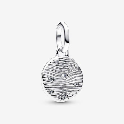 Sterling Silver Engravable Mini Medallion Charm