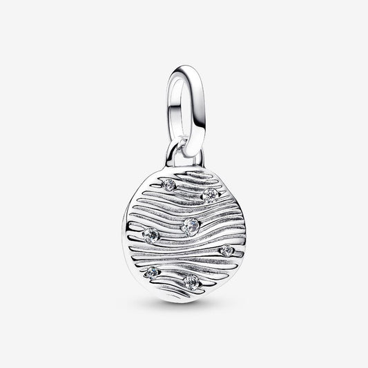 Sterling Silver Engravable Mini Medallion Charm