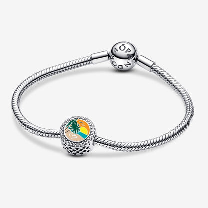 Sand Heart Vacation Charm