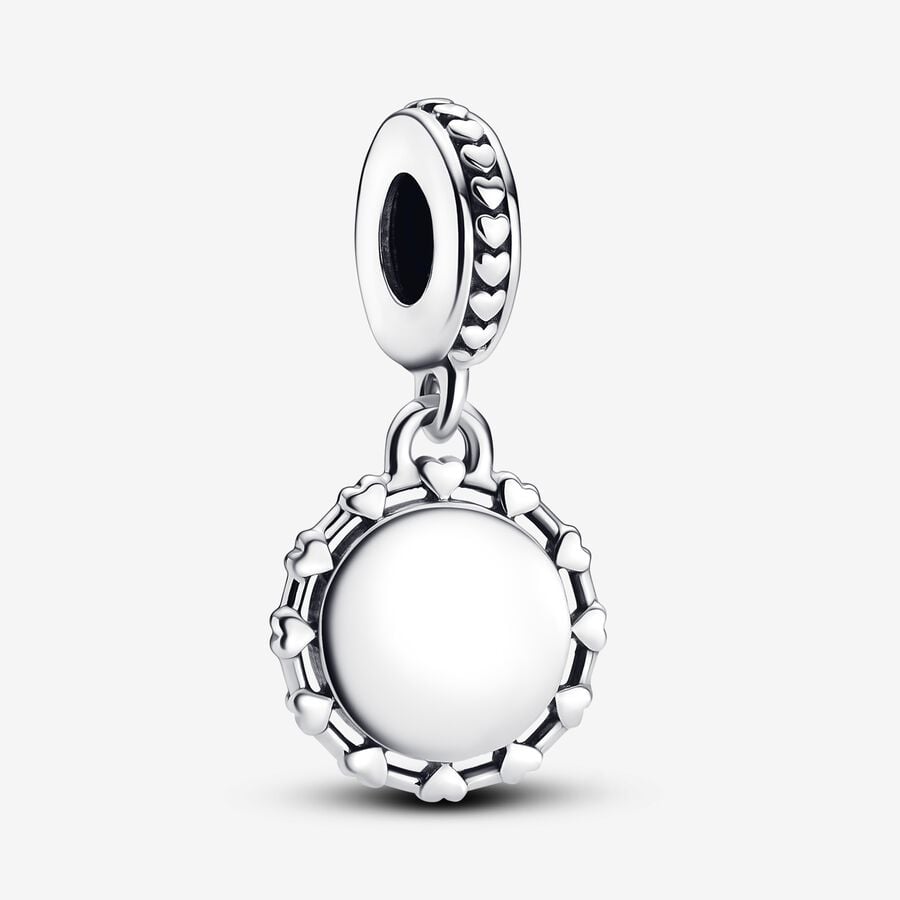 Style Engravable Hearts Dangle Charm