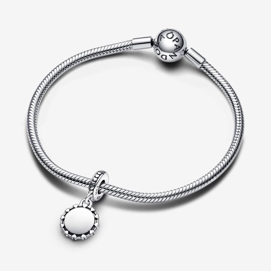 Style Engravable Hearts Dangle Charm