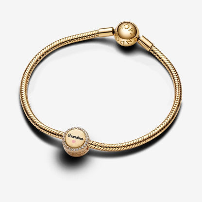 14K Gold CZ Grandma Gift