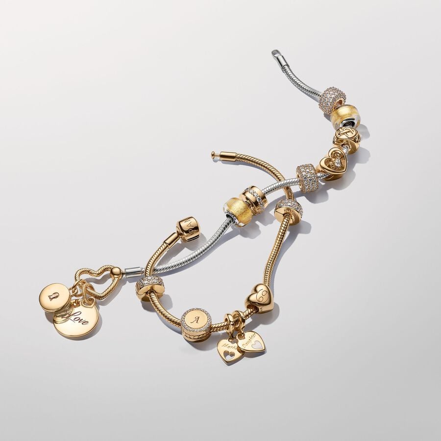 Engravable Gold Button Charm