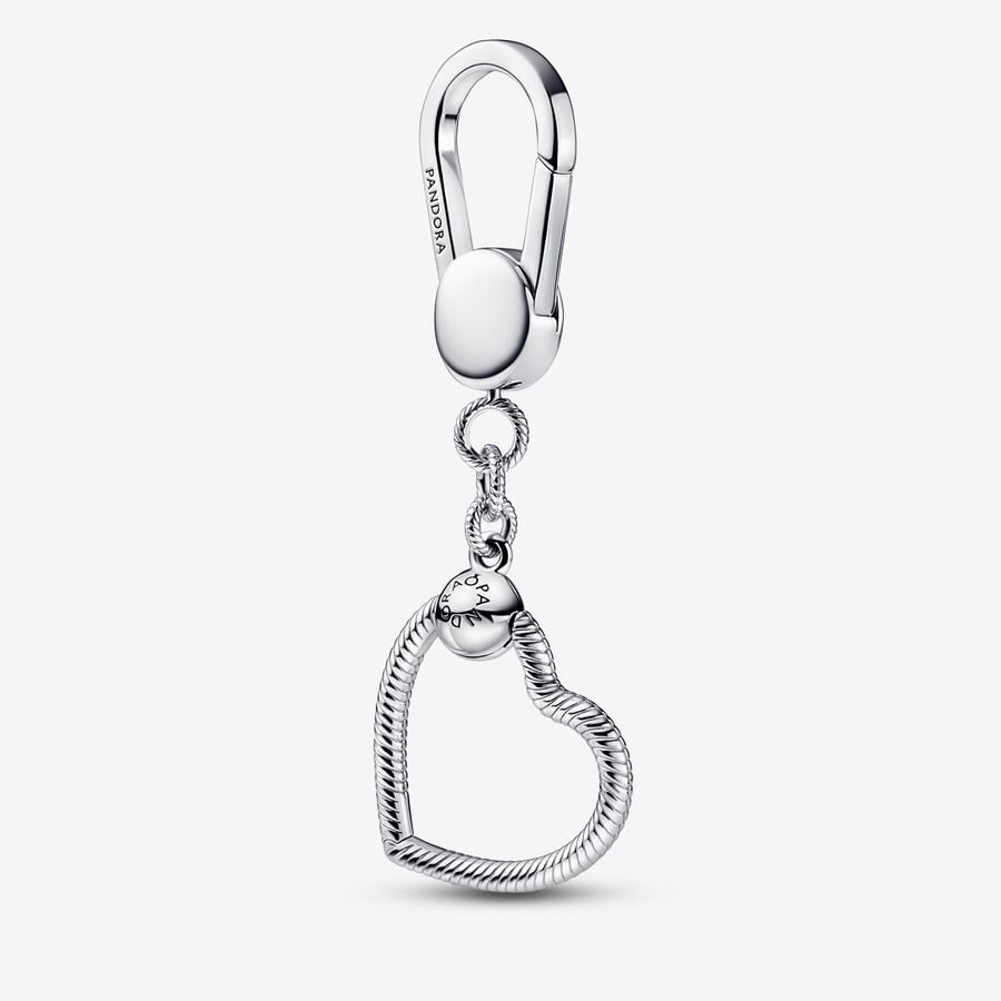 Small Heart Bag Charm Holder