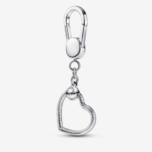 Small Heart Bag Charm Holder