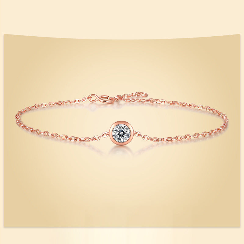 Fashionable Adjustable Bracelet with Sparkling Stones