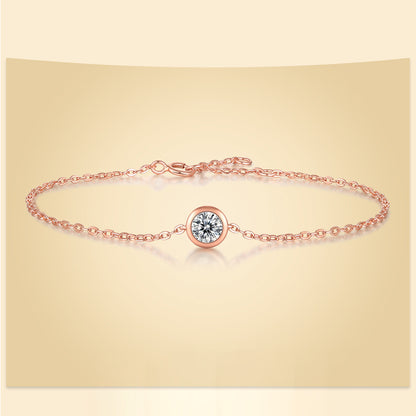 Fashionable Adjustable Bracelet with Sparkling Stones