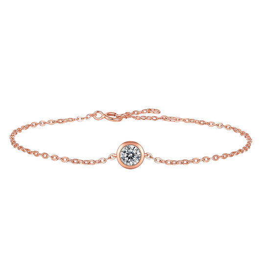 Fashionable Adjustable Bracelet with Sparkling Stones