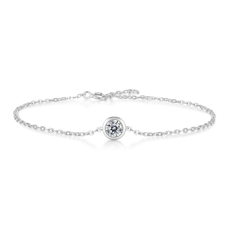Fashionable Adjustable Bracelet with Sparkling Stones