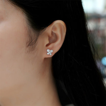 Fashionable Butterfly Moissanite Earrings for Women