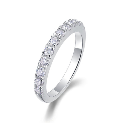 Fashionable Geometric Moissanite Ring for Modern Women