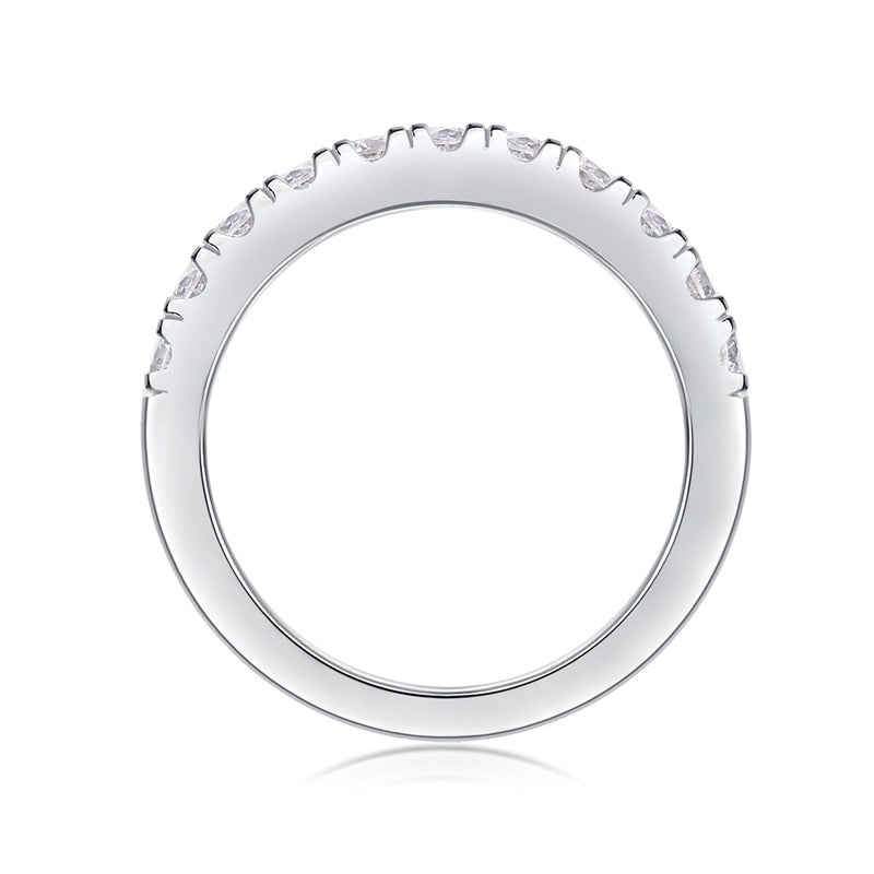 Fashionable Geometric Moissanite Ring for Modern Women
