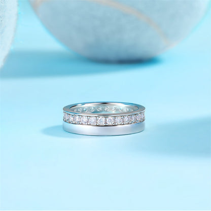 Fashionable Geometric Silver Ring