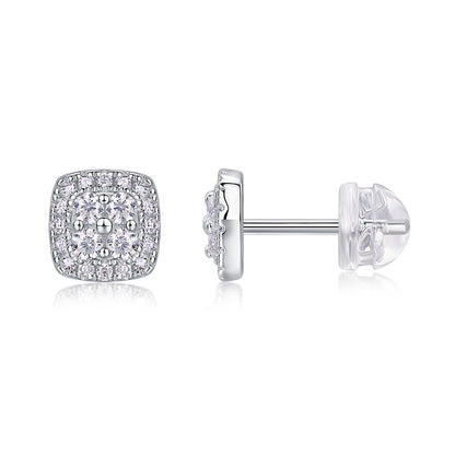 Fashionable Square Diamond Earrings for Women