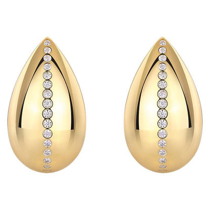 Fashionable Teardrop Moissanite Earrings for Everyday Wear