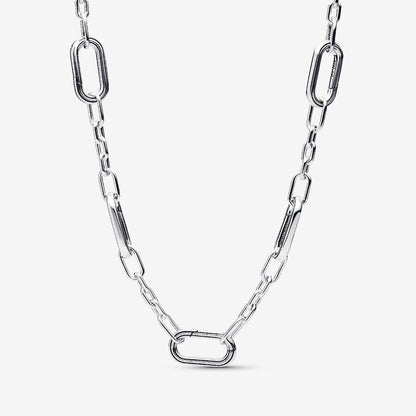 Sterling Silver Five Links Chain Necklace