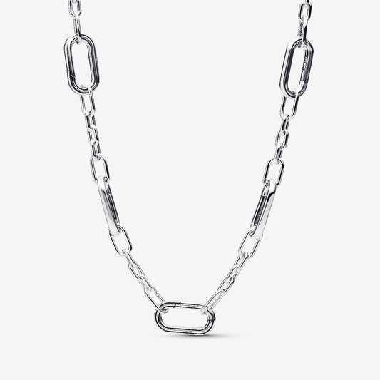 Sterling Silver Five Links Chain Necklace