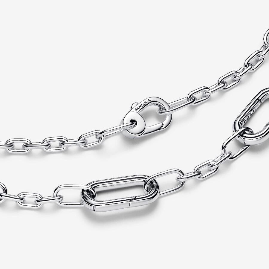 Sterling Silver Five Links Chain Necklace