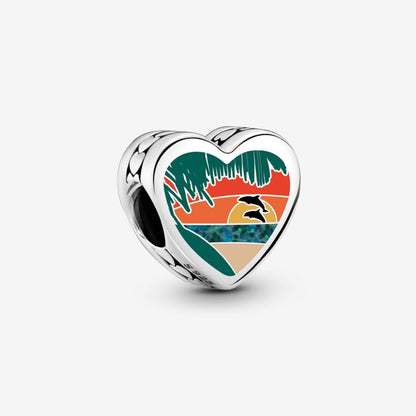 Tropical Paradise Enamel Charm
