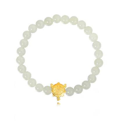 Flying Key Bracelet 925 Silver Jade Luxury Jewelry