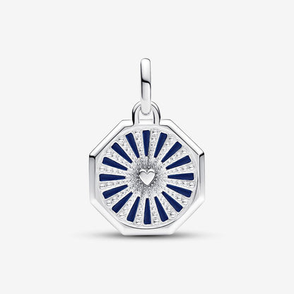 Galaxy Heart Medallion Charm