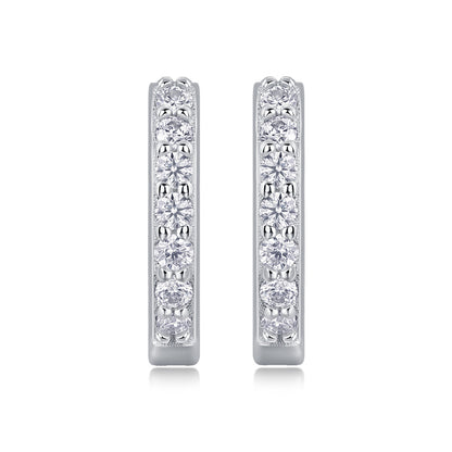 Geometric Moissanite Earrings for Office Wear