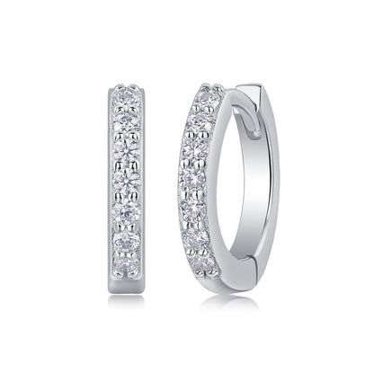 Geometric Moissanite Earrings for Office Wear