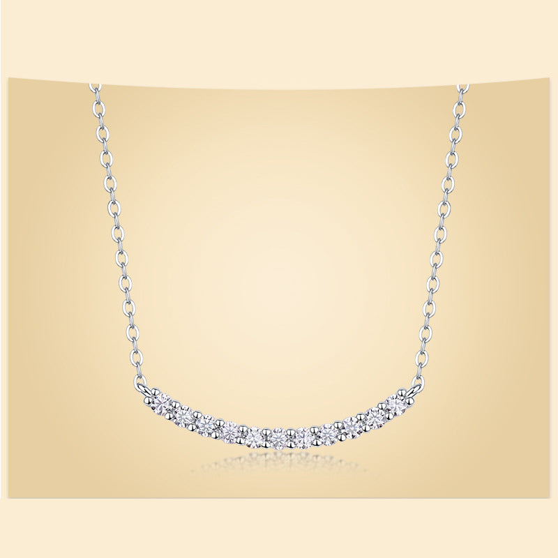 Graceful Moissanite Necklace for Everyday Elegance
