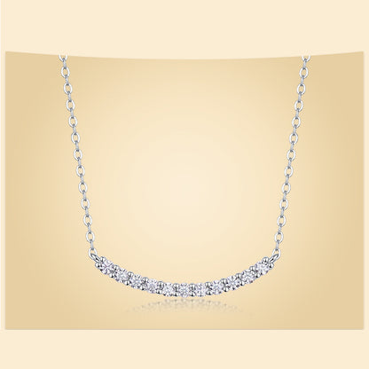 Graceful Moissanite Necklace for Everyday Elegance
