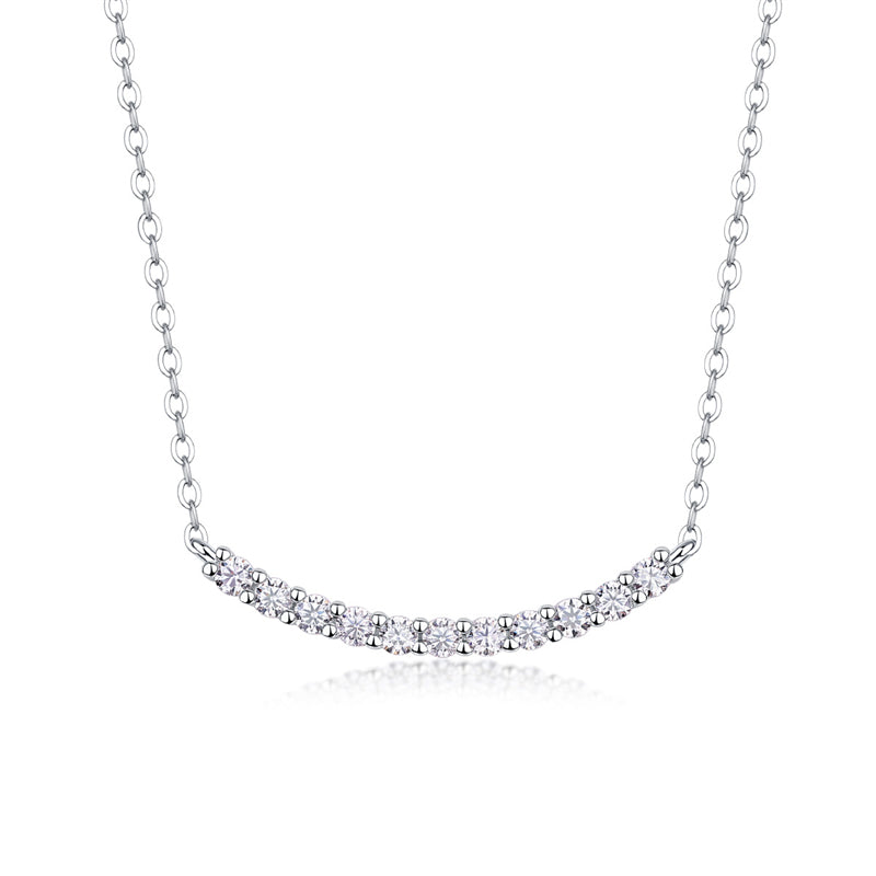 Graceful Moissanite Necklace for Everyday Elegance