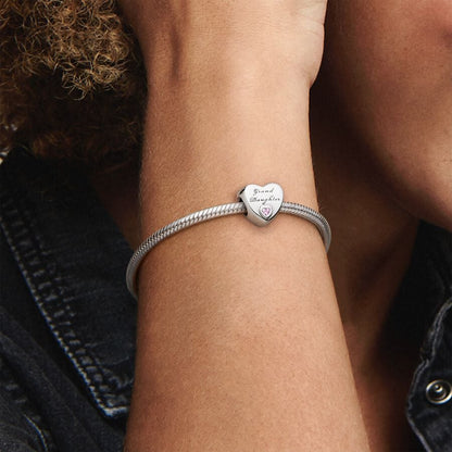 Granddaughter Heart Charm