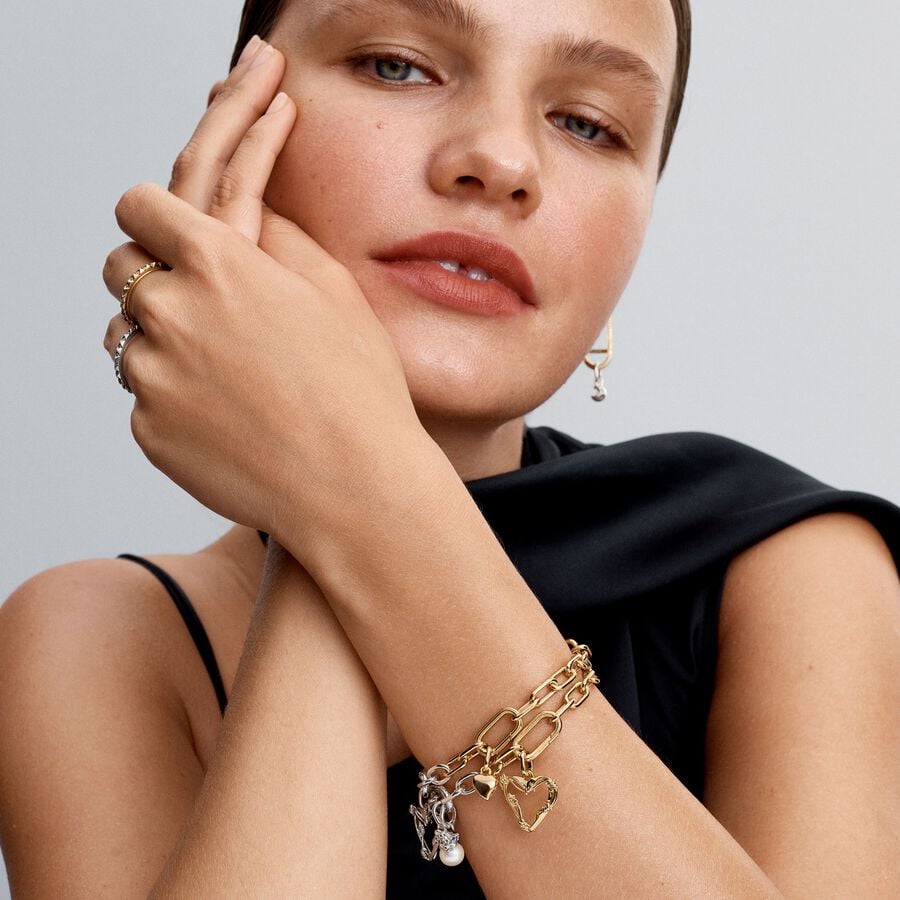 14K Gold Heart Mini Charm