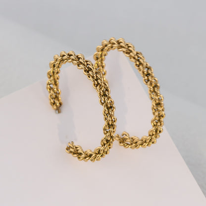 Stainless Steel Circle Ear Ornaments - Versatile Accessories