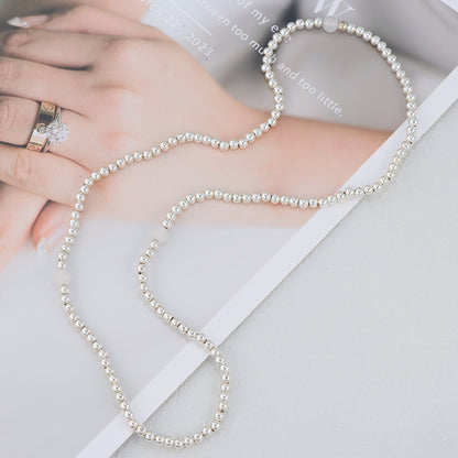 Silver Copper Beaded Bracelet - Traditional Cultural Prayer Jewelry for Men & Women
